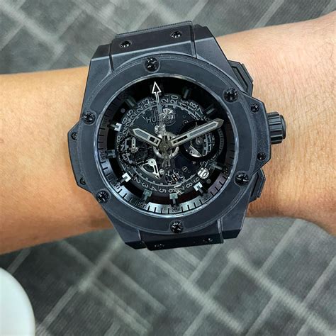 king power all black hublot|hublot king power limited edition.